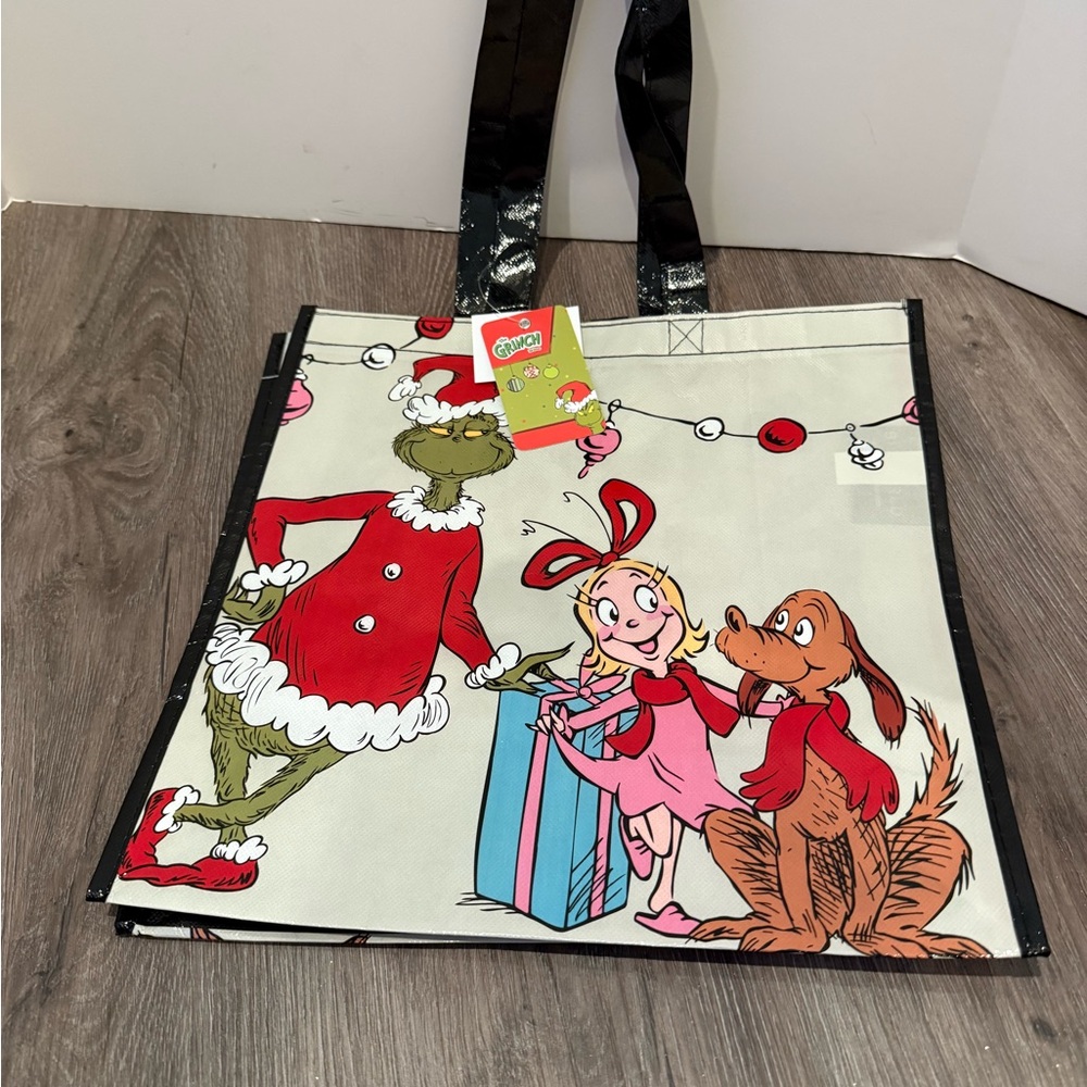 Adorable Grinch Reusable Tote Bag- NWT